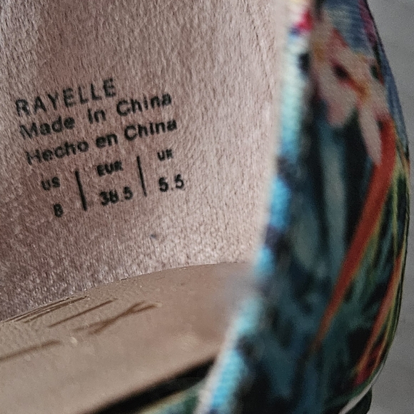 Mix No. 6 Women's Floral Heels EUC - Picture 8 of 8